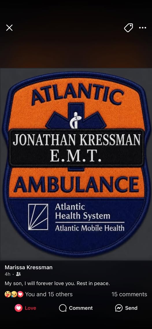 Jonathan Kressman Motorcycle Accident, Sparta, NJ Death- Family And Friends Mourns The Passing of Jonathan Kressman, Who Sadly passed Away In a Tragic Accident